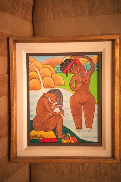null BOTTEX Seymour-Etienne (1926 - 2016)

Le bain 

Huile sur toile signée en bas...