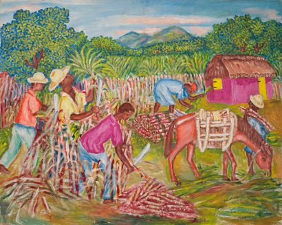null LÉVÈQUE Gabriel (1923)

Harvesting of the cane 

Oil on canvas signed lower...