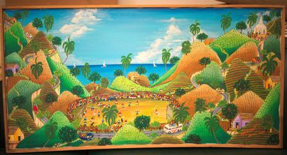 null LAFONTANT Gérard (1947)

Match in Jacmel 

Oil on canvas signed lower right

41...