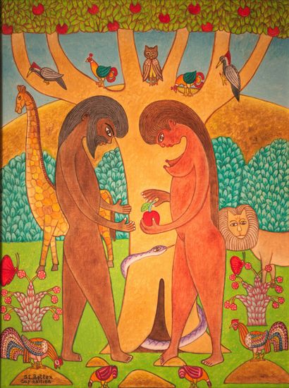 null BOTTEX Seymour-Etienne (1926 - 2016)

The Temptation 

Oil on canvas signed...