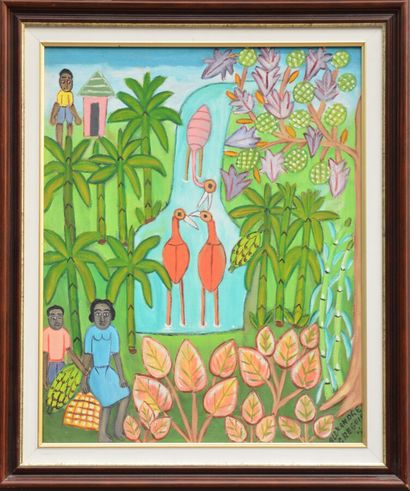 null GREGOIRE Alexandre (1922 - 2001)

Campagne haïtienne 

Huile sur toile signée...