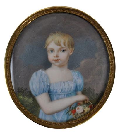 Friedrich Johann, dit Franz LIEDER (Potsdam 1780-Budapest 1859) vers 1800 Portrait...
