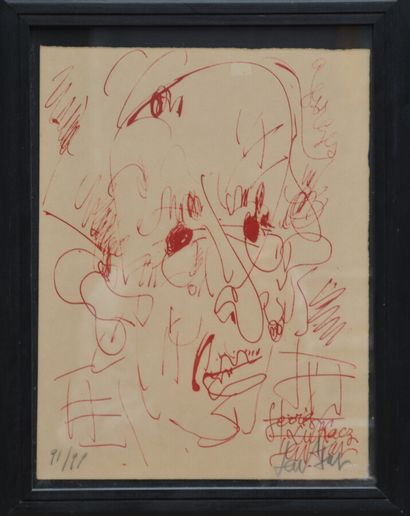 null GEN PAUL (1895-1975) 
Portrait 
Lithographie signée en bas à droite et numérotée...