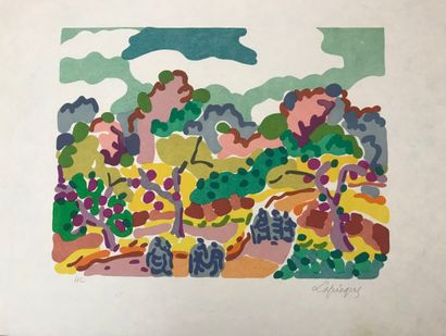 null Charles LAPICQUE (1898-1988)

Untitled

Serigraph on vellum signed lower right,...