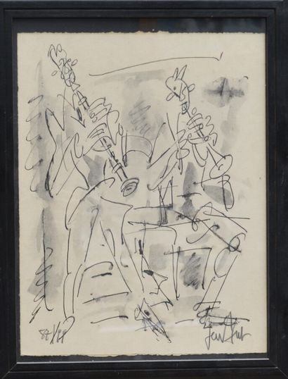 null GEN PAUL (1895-1975)

Clarinettistes

Lithographie signée en bas à droite et...