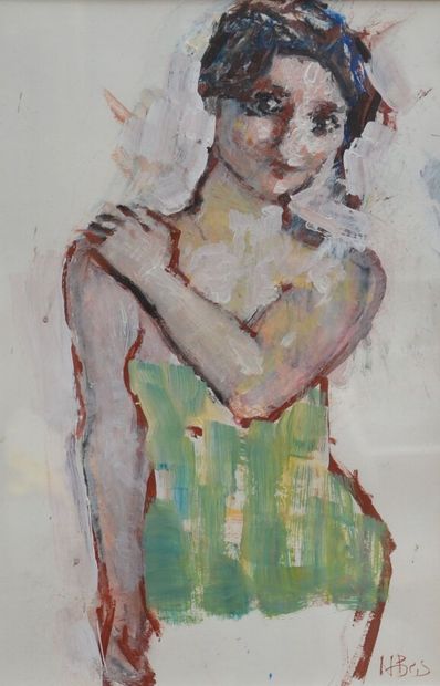 Boris NACINOVIC (XX-XXI) 
Femme, 2007 
Acrylique...