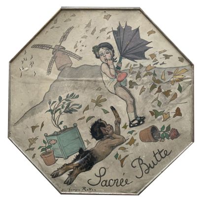 null Georges REDON (1869-1943)

Sacrée butte

Huile sur toile octogonale, marouflée...