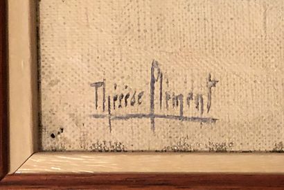 null *THERESE CLEMENT (1889 1984)

Bord de mer

Huile sur toile 

Signée en bas à...