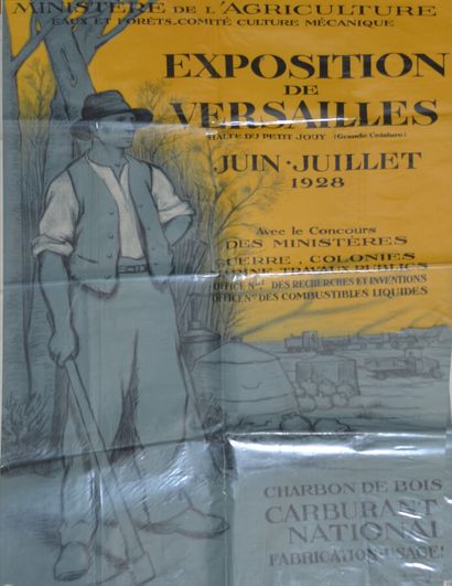 null AFFICHE "Exposition de Versailles", juin-juillet 1928 

(Bon état général, non...