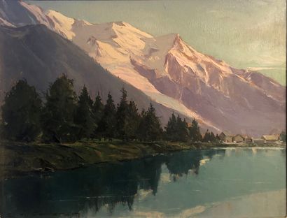 null *CONTENCIN Charles Henri (1898-1955)

Paysage de montagne 

Huile sur isorel...