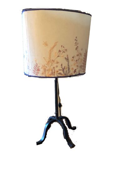 null *LAMPADAIRE en fer forgé sommé d'un coq stylisé.

Hauteur : 79 cm 



RETRAIT...