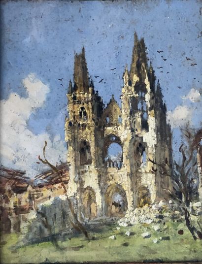 null MONTEZIN Pierre Eugène (1874-1946)

Abbaye Saint-Jean-des-Vignes à Soissons

Gouache...