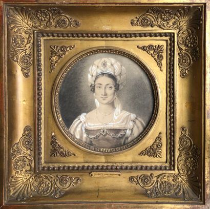 null Jean-Baptiste ISABEY (1767-1855)

Portrait de jeune femme

Crayon, fusain, et...