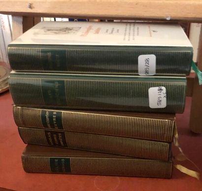 Editions la Pléïade, 5 volumes comprenant...