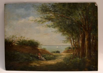Charles-Emile GRAFF (XIXème-XXème). 
Paysage...