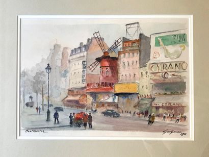 null Fernand GUILNIER (1902-1980)

"Le moulin rouge, 1951" "Les puces, 1953"

Deux...