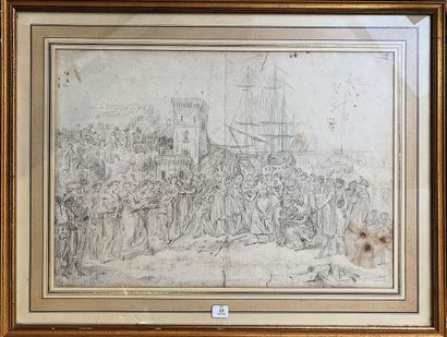 null Ecole française vers 1780 - 1800

L'arrivée triomphale

Crayon sur papier 

Hauteur...