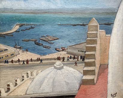 null Jean LAUZE (active in the 20th century)

The port of Algiers

Oil on canvas...