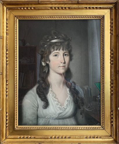 null Elisabeth de Saint Léonard (active en France en 1790)

Portrait d'une femme...