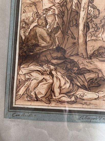 null Michel II CORNEILLE dit « le Jeune » (Paris 1642 - 1708) 

Le Serpent d'Airain

Plume...