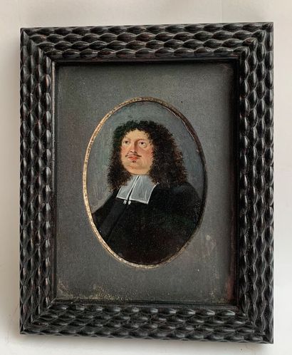 null Ecole française du XVIIe siècle 

Portrait d'homme 

Huile sur cuivre 

Dans...