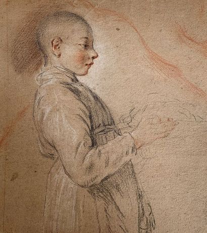null Ecole française du début du XVIIIème siècle

Jeune garçon de profil

Trois crayons...