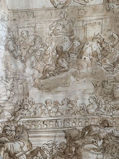 null Attribué à Valentin LEFEVRE (Bruxelles 1642 - 1682) 

Le Triomphe de Venise...