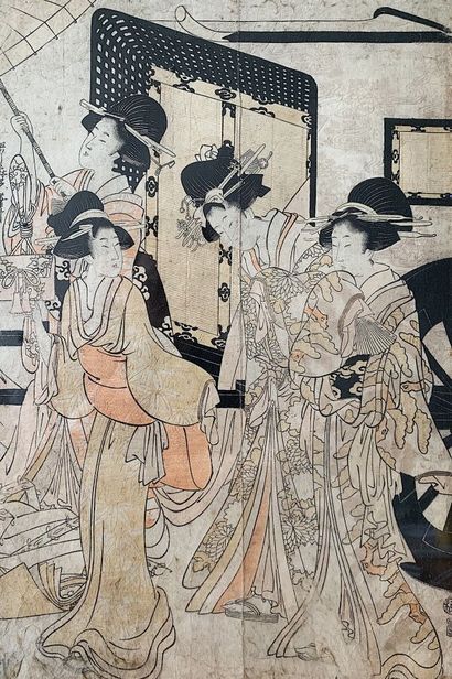 Kitagawa Utamaro (1753-1806) attribuée à...