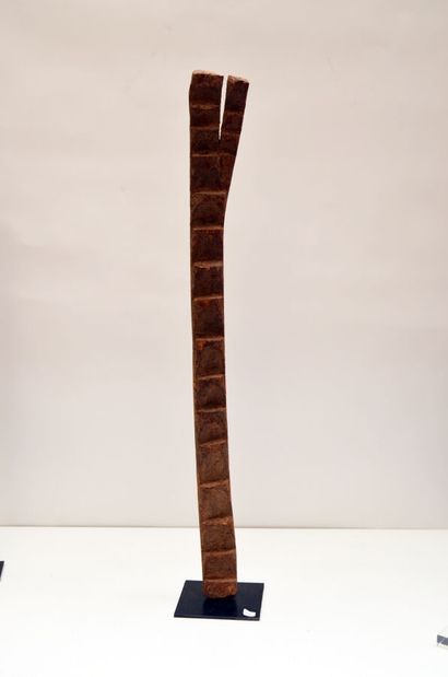  Modèle d'échelle cérémonielle 
Dogon, Mali 
Début du XXème siècle 
Bois 
H. 92 ...