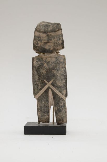 null Stylized standing figure

Green stone

Mezcala culture, Guerrero, Mexico

300...