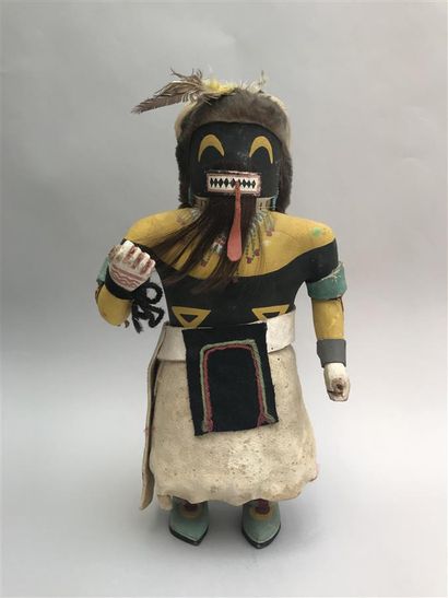 null POUPEE KACHINA CHAKWAINA

Hopi, Arizona, Sud-Ouest des Etats-Unis d'Amérique...