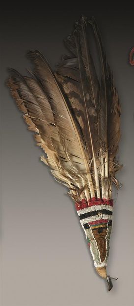 null CHEF'S FAN

feathers, skin, beads, metal

Plains Indian, second half of the...