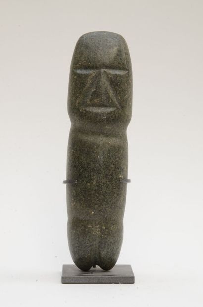 null Male figure standing

Green stone

Mezcala culture, Guerrero, Mexico

300 -...
