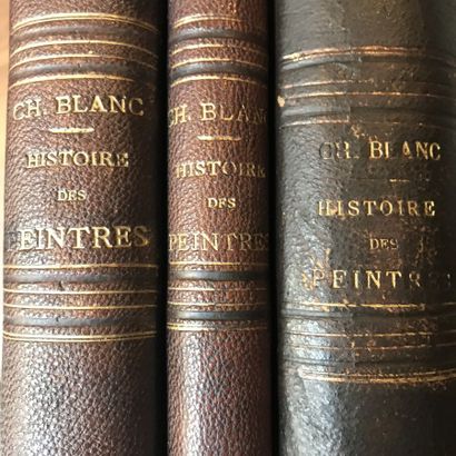 null Lot de livres tomes comprenant :

Charles BLANC (1813-1882) - Ancien directeur...