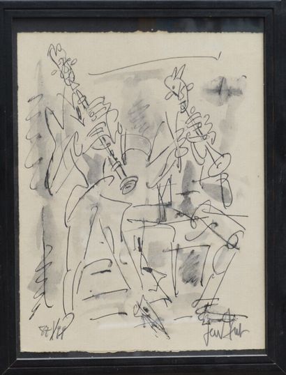 null GEN PAUL (1895-1975)
Clarinettists
Lithograph 
Signed lower right and numbered...