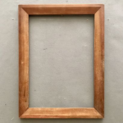 null FRAME 
in walnut with bevelled sides, 
19th century,
585 x 41 cm.