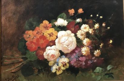 François DUMONT (c.1850-?)
Bouquet de fleurs
Huile...