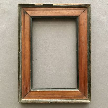 null LOT OF 6 FRAMES
in pine pitch, mahogany veneer. 
19th century. 
46 x 34 cm ;...