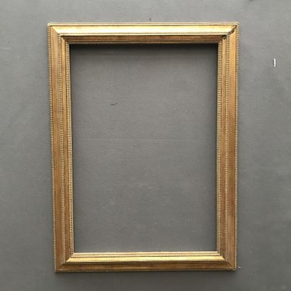 null Lot of two carved and gilded wooden FRAMES,
76,5 x 53 cm.
77,5 x 48,5 cm.