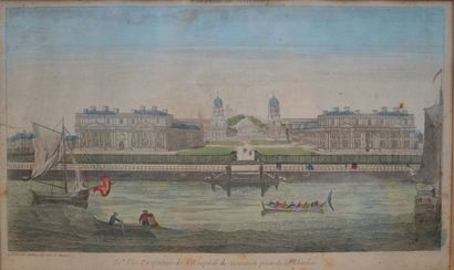 null Optical view "Perspective view of the Greenwich Hospital taken from the Thames".
Sight:...