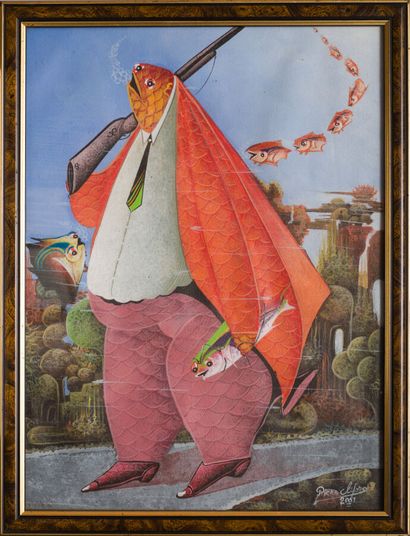 Pierre CLIFFORD

Mr. Fish 

Acrylic on canvas,...
