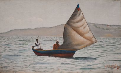 null Jean-Dieu Béni CUPIDON

Off the coast of Jacmel 1 

Acrylic on canvas, signed...