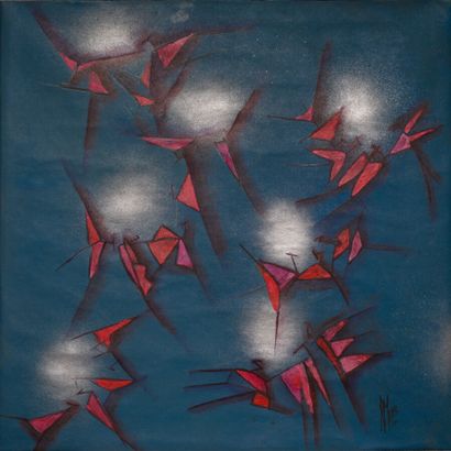 Ronald MEUS (1945)

Constellations 

Acrylic...
