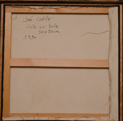 null José CASTILLO (1955 - 2018)

sans titre 

Huile sur toile, signée en bas à droite,...