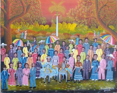 null Young DUMERLUS

Family Reunion 

Acrylic on canvas, signed lower right

40,5...