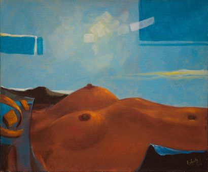 null Etzer CHARLES (1945 - 2021)

Landscape of a woman 

Acrylic on canvas, signed...