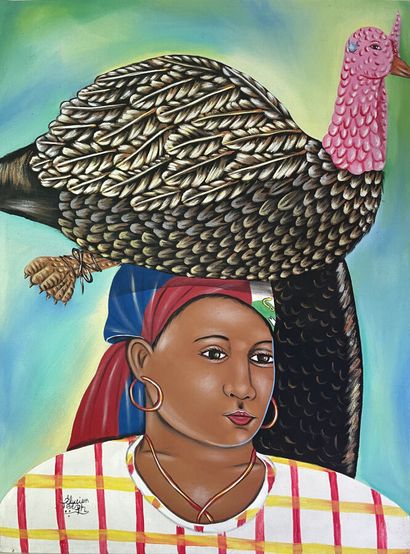null Ph. FÊLICIEN

The guinea fowl 

Acrylic on canvas, signed lower left

100 x...