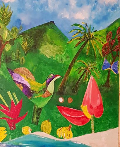 null José PENTOSCROPE

Fleurs et colibri 

Acrylique sur toile, 61 x 50 cm

61 x...