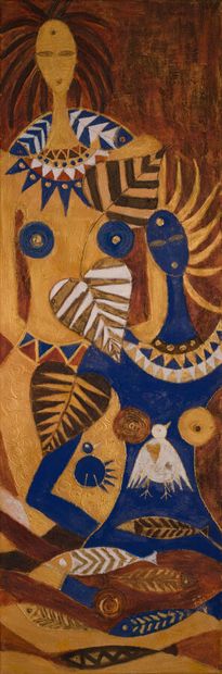 null Geneviève LAHENS known as Iris (1959)

Anoushka 1 

Mixed media on canvas, signed...