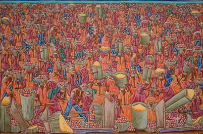 null Durand PÉTIZIL known as Piracasso (1971)

Market Scene II 

Acrylic on canvas,...